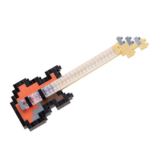 Electric Bass Guitar Nanoblock Constructible Figure